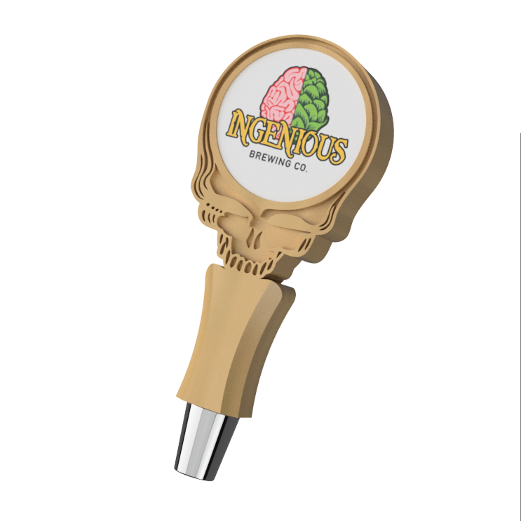 Personalized Stealie Short Tap Handle